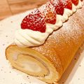 Anyam's cooksnap of when they made 簡単♡綺麗に巻ける外巻きロールケーキ♡.