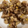 papikun's cooksnap of when they made 簡単❁節約❁ササミコーン唐揚げ.