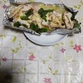 くネコまろす's cooksnap of when they made 鶏むね肉のホイル焼き～ニンニク風味～.
