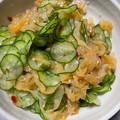 ♬のんのこ日和♬'s cooksnap of when they made 味付不要！簡単和えるだけ！中華クラゲ胡瓜.