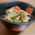 ☆GSSQHY☆'s cooksnap of when they made カニカマともやし、きゅうりのナムル.