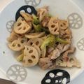 こーやんたん's cooksnap of when they made 甘辛★蓮根とブロッコリーと豚肉の中華炒め.