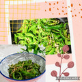♪としクック♪'s cooksnap of when they made ピーマンとじゃこ桜えびのささっと炒め♪.