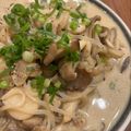 a_82's cooksnap of when they made 低糖質！しらたき豆乳きのこクリームパスタ.