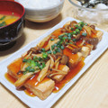 まる゜'s cooksnap of when they made 簡単☆厚揚げのきのこあんかけ.