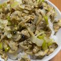 hkr's cooksnap of when they made あさりのっけご飯★炒めてのせるだけ.
