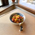 キンプリ's cooksnap of when they made キムチ・りんご・枝豆を赤だしで和えただけ.