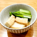 かなりんココりん's cooksnap of when they made 絹揚げと小松菜のあっさり煮♪煮るのは5分.