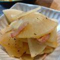 ばたみそーぱん☆'s cooksnap of when they made ベーコンと大根の洋風きんぴら.