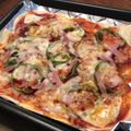 こつゆ514's cooksnap of when they made 餃子の皮とウインナーでピザ簡単すぐできる.
