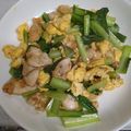 あい＆まな's cooksnap of when they made 小松菜と卵のオイスターソース炒め.