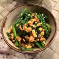 2michi's cooksnap of when they made 春菊のクルミ和え.