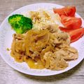 のんべぇヒロ's cooksnap of when they made 蜂蜜醤油でしょうが焼き(^-^)b.
