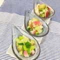 〜みみ〜's cooksnap of when they made 長芋、お好きな海鮮夏野菜でコロコロ酢の物.
