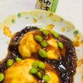 さんちゃん（╹◡╹）'s cooksnap of when they made 簡単一品＊卵と豆腐のレンジ蒸し柚子胡椒餡.