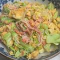 ゆるмαмα's cooksnap of when they made ■超旨い！カニカマとキャベツのたまご炒め.