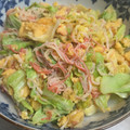 ゆるмαмα's cooksnap of when they made ■超旨い！カニカマとキャベツのたまご炒め.