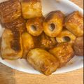 Tomotabi's cooksnap of when they made ヤンニョムちくわ.