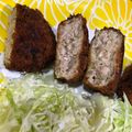 みてみてー！'s cooksnap of when they made 春キャベツたっぷりメンチ.