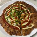 トコタン's cooksnap of when they made 納豆のお好み焼き　ごはんで.