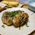 ayayahoney's cooksnap of when they made 簡単！鶏ひき肉ともやしの照焼きハンバーグ.