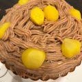 hiyokodon's cooksnap of when they made 秋の味♪モンブランタルト.