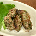 かなdeジャージー's cooksnap of when they made 豚ひき肉とセロリの焼きソーセージ風.
