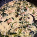 杉元佐一's cooksnap of when they made 濃厚！鮭とほうれん草のクリーム煮.