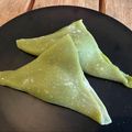くりりん、茶人's cooksnap of when they made だんご粉で♪簡単八つ橋.