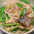 クックM6DK2O☆'s cooksnap of when they made ニラサバそば.