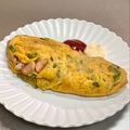 Etsu☆ko's cooksnap of when they made 魚肉ソーセージとピーマンのオムレツ.
