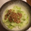 みるく茶's cooksnap of when they made とろ〜り納豆ドレッシングのレタスサラダ.
