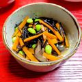 ルチアーノ★★★'s cooksnap of when they made 枝豆で彩りを！いつものひじき煮.