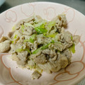 クリちゃん0309's cooksnap of when they made 豚こまと長ねぎの白だし炒め＠容易く一品.