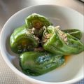 azbjbn's cooksnap of when they made 丸ごとピーマンのレンチンお浸し.