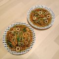 アクセル☆'s cooksnap of when they made 簡単☆人参と水菜で彩り綺麗な煮びだし.