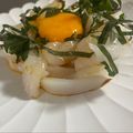 にゃつめ〜's cooksnap of when they made イカ卵黄大葉.