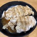 ママメイン！時々子供's cooksnap of when they made レンジ４分★柔らか鶏むね肉のよだれ鶏。.