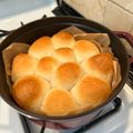 yukatako's cooksnap of when they made STAUBやルクルーゼで♪ ちぎりパン.