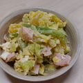 ゆいころままこ's cooksnap of when they made キャベツ・ゆで卵・ハムのサラダ.