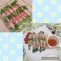 みかかめ's cooksnap of when they made 簡単！水菜の豚バラ巻きレンジ蒸し.