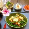 南風♡'s cooksnap of when they made にんにくの芽と厚揚げの甘辛炒め.