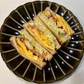 ___ako2___'s cooksnap of when they made 名古屋名物☆コンパル風エビフライサンド♪.
