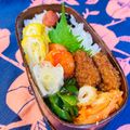 YU-ZEN's cooksnap of when they made 海老ケチャ レモン風味 お弁当に.