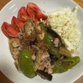 中西利文's cooksnap of when they made 豚肉となす、ピーマンのバターポン酢炒め.