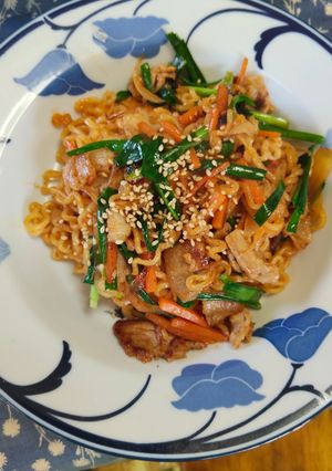 ポックンミョン（韓国風炒め麺）-レシピのメイン写真