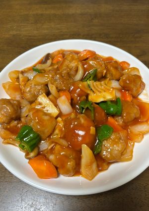 豚こま肉で簡単酢豚-レシピのメイン写真