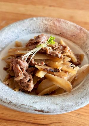 牛肉と冷凍ごぼうのしぐれ煮☆今日の夕飯-レシピのメイン写真