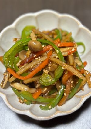 しめじと彩り野菜のきんぴら-レシピのメイン写真