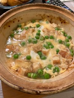 グリーンピースとお揚げの卵とじ-レシピのメイン写真